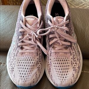 Asics Pink and Gray Athletic Shoes